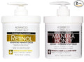 Advanced Clinicals Unscented Retinol Body Lotion & Face Moisturizer + Manuka by AdvancedClinicals