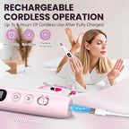 Electric Nail Drill, Cordless 2000 mAh Rechargeable Portable Nail File 12 in 1 - Image 3