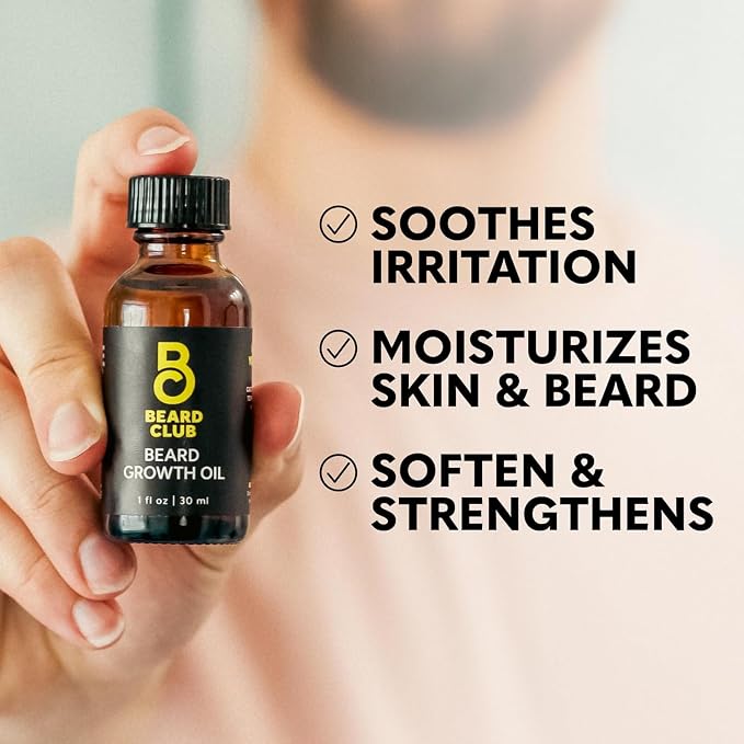 Beard Club Derma Roller & Beard Growth Oil - Image 4