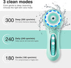 UMICKOO Electric Facial Cleansing Brush, 2-Way Rotating Face Scrubber - Image 4