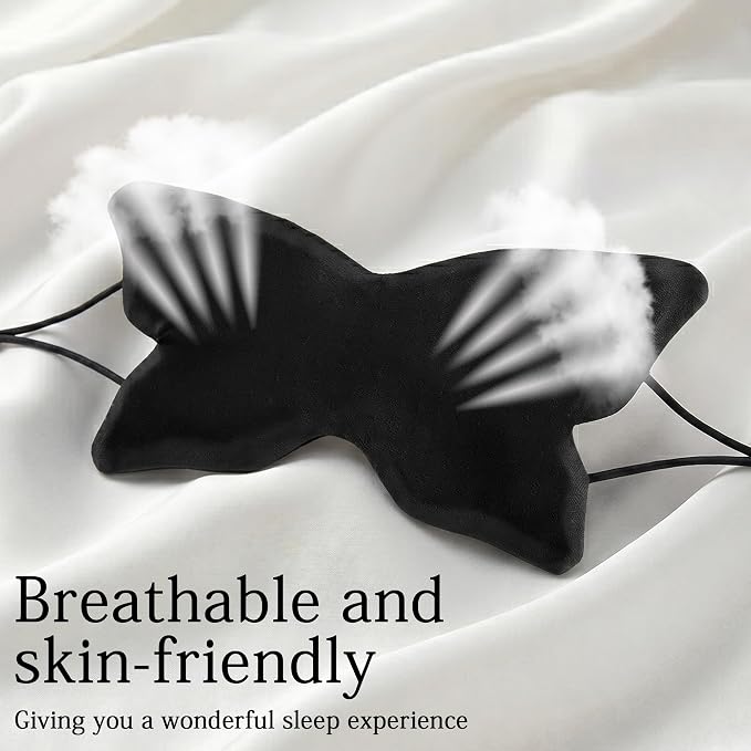 Butterfly-Shaped Silk Sleep Mask - Image 6