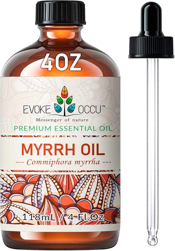 EVOKE OCCU Myrrh Essential Oil for Discomfort Relief, Skin Care by enjoythesmellofnature