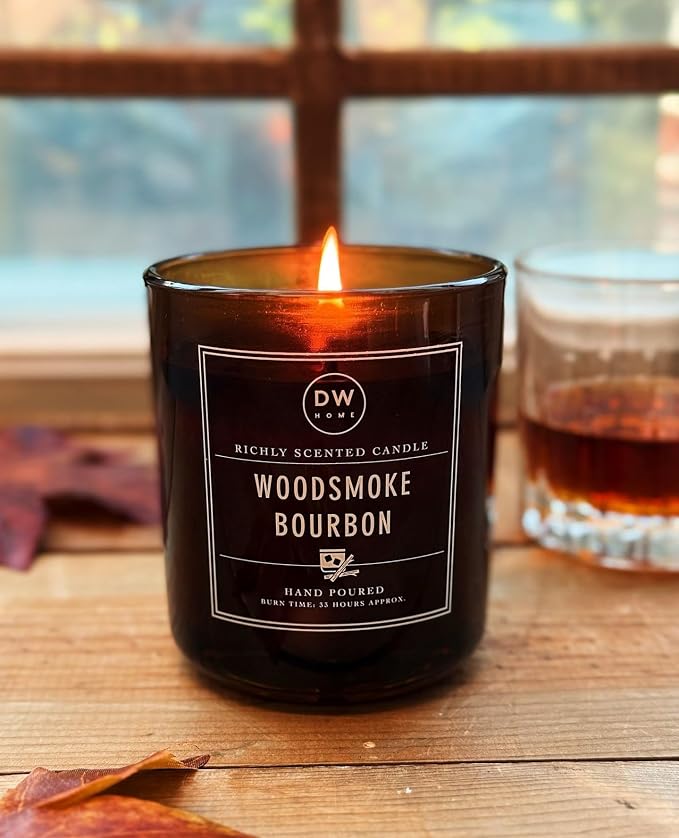 DW Home Woodsmoke Bourbon Candle - Image 4