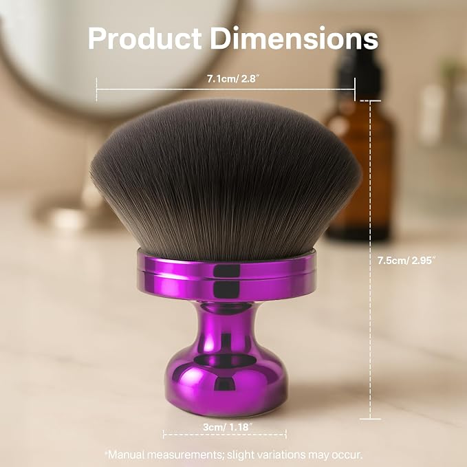 Kabuki Self Tanner Brush – Round Dome Blending Brush - Image 3