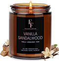 Vanilla Sandalwoods Scented Candle by FFFRAGRFLOWING
