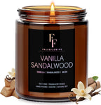 Vanilla Sandalwoods Scented Candle by FFFRAGRFLOWING