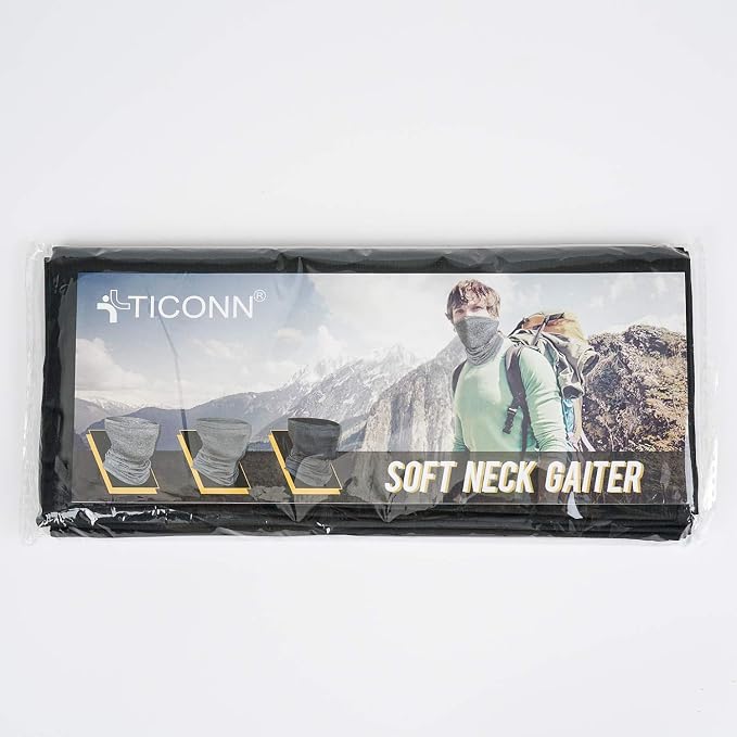 TICONN Neck Gaiter Face Cover Scarf, Neck Warmer Breathable Sun & Wind-proof - Image 8