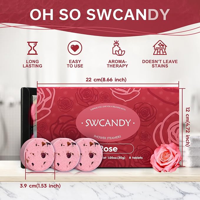SWCANDY Shower Steamers Aromatherapy Birthday Gifts - Image 4