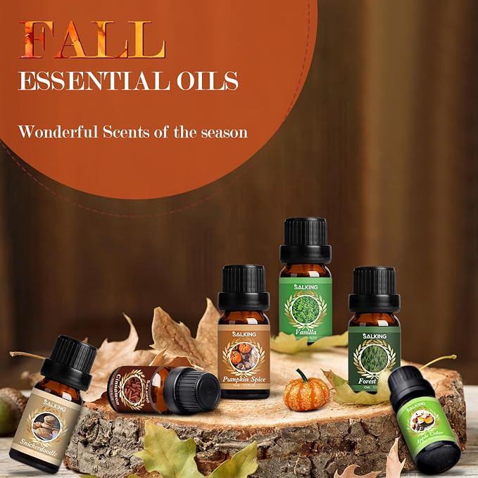SALKING Autumn Fragrance Oils, Premium Fall Essential Oils - Image 2
