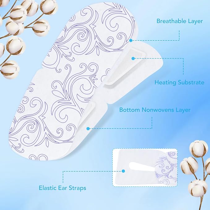 XPCARE 48 Pack Steam Eye Masks for Dry Eyes, Self Heated Steam Warm Eye Mask - Image 3