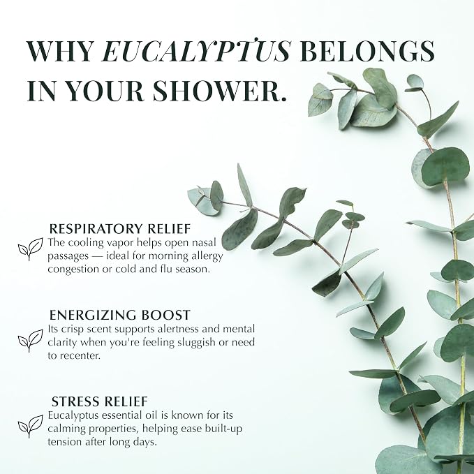 Eucalyptus Shower Steamers Aromatherapy, Vapor Shower Tablets - Image 3