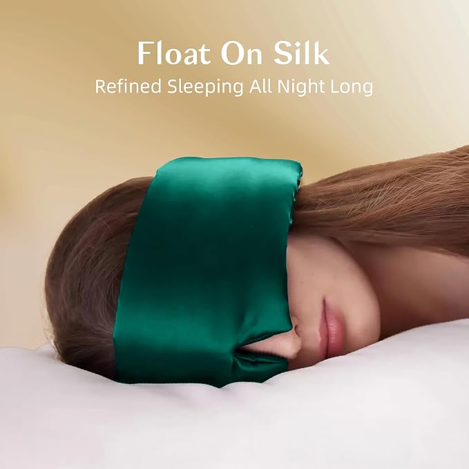 Silk Sleep Mask for Women and Men, Side Sleeper, 22 Momme Pure Mulberry Silk - Image 5
