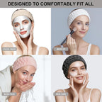4 Pieces Spa Headband for Women Skincare Headband Makeup Headbands for Washing - Image 4