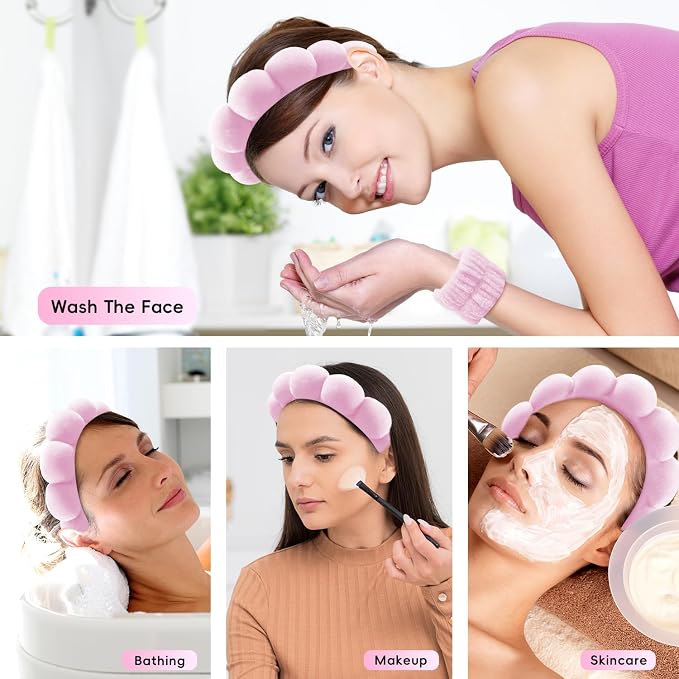 my novel things Spa Headband for Washing Face, Cute Skincare Headband and - Image 7