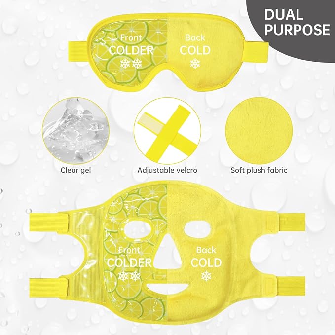 ZNÖCUETÖD Face Eye Mask Ice Pack - Image 7