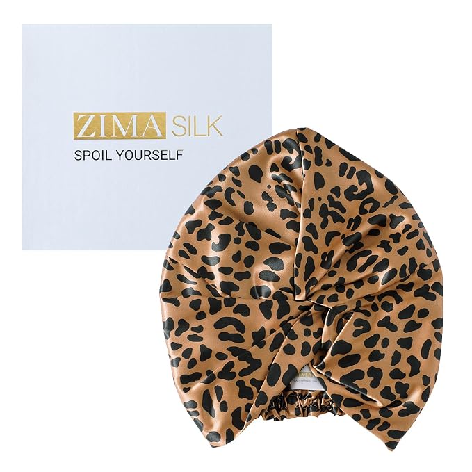 ZIMASILK 22 Momme 100% Mulberry Silk Bonnet by ZIMASILK