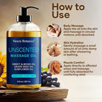 Unscented Massage Oil for Massage Therapy 8 fl oz - Image 3