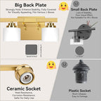 4-Light Bathroom Light Fixtures, Classic Wall Light Fixture - Image 7