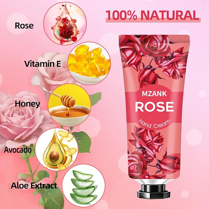MZANK 14 Pack Hand Cream for Dry Cracked Hands, Mothers Day Gifts, Teacher - Image 4