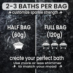 Black Cherry Shimmer Bath Bomb in A Bag - Image 5