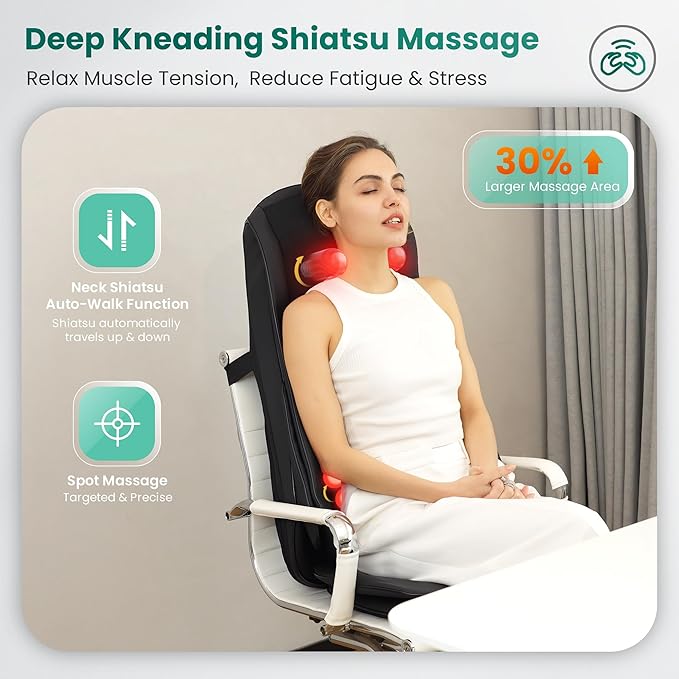 Snailax Shiatsu Neck Back Massager - Image 3
