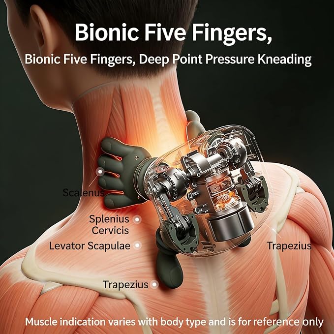 Portable Finger Pressure Neck and Back Massager - Image 7