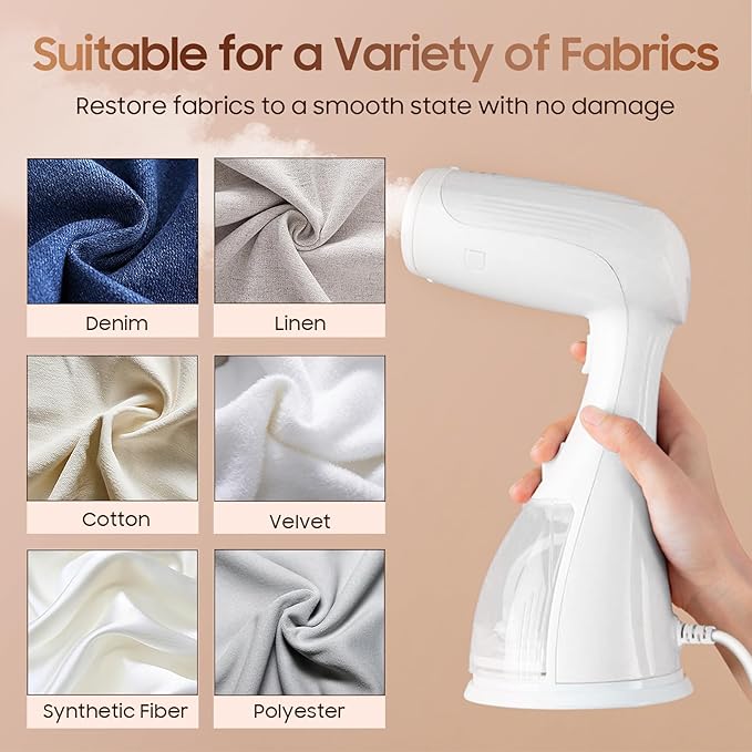 Portable Hand Held Steamer for Clothes - 1350W Handheld Clothes Steamer - Image 5