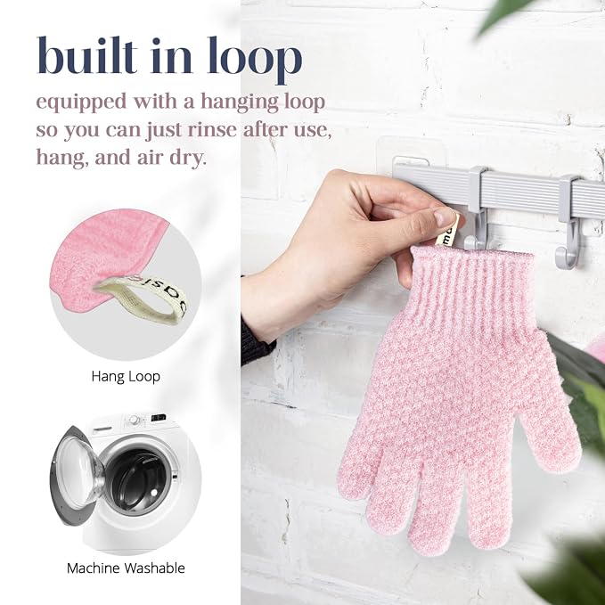 MainBasics Deep Exfoliating Bath Gloves - Image 6