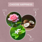 Carolina Choose Happiness 16 oz Scented Candle, 2 Wick Wellness Relaxing Candle - Image 2