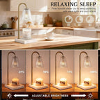 Hong-in Modern Gold and Marble Candle Warmer Lamp - Image 2