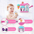 Gretex Toddler Bath Toys for 3 4 5 6 7 8 Years Old Girls, Bubble Ice Cream - Image 8