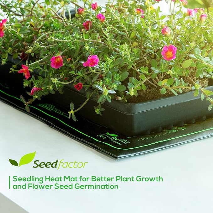 MET Certified 2 Pack Seedling Heat Mat, Seedfactor Waterproof Durable - Image 2