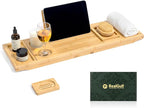 Bamboo Bathtub Tray, Bath Caddy by Unknown