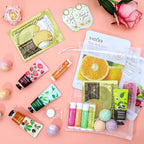 128 PCS Spa Party Supplies for Women, Spa Kit Include Lip Balm, Facial Masks - Image 7