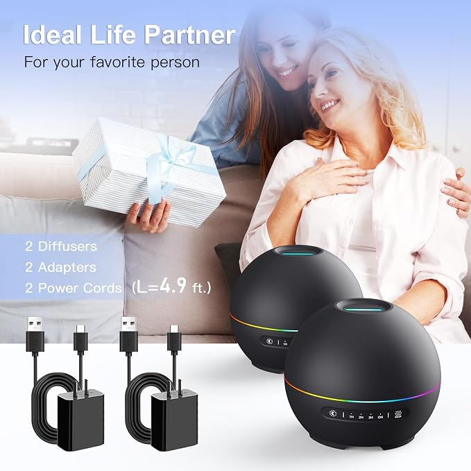 THIMONES 2 Pack Essential Oil Diffuser - Image 7