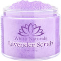 Lavender Oil Body Scrub, Organic Exfoliator by WhiteNaturals
