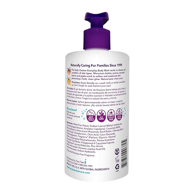 Fairy Tales Daily Cleanse Kids Body Wash | Kids Soap - Image 2