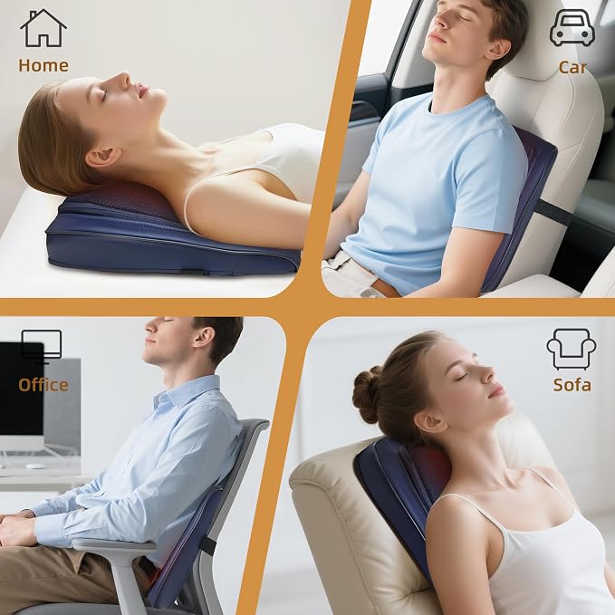 Joyset Back Massager for Back Pain Deep Tissue, Shiatsu Lower Back Neck Massager - Image 8