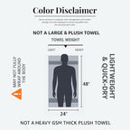 Commercial Bulk Pack of 12 Bath Towels – 100% Cotton Terry 24" x 48" – Ideal - Image 2