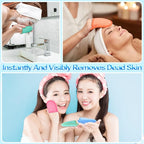 Frienda 4 Pcs Exfoliating Gloves Facial Scrub Mitts Exfoliator Scrubber - Image 7