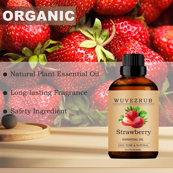 Strawberry Essential Oils, 60ML Pure and Natural Essential Oil - Image 4