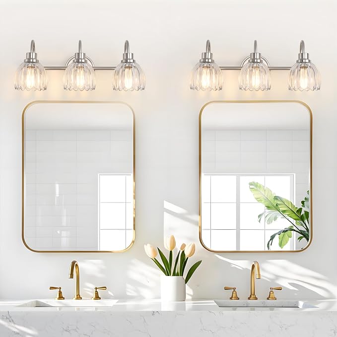 Bathroom Light Fixtures, Brushed Nickel Vanity Lights - Image 8