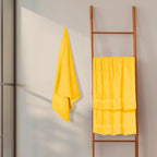 GLAMBURG Premium Cotton 4 Pack Bath Towel Set - Image 4