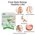 Natural Mugwort/Wormwood Herbal Foot Soak, Lymphatic Ginger Foot Bath Bag - Image 4