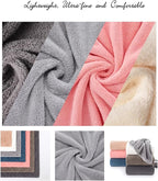 Lumimi Towels 6 Piece Multicolour Soft Microfiber Bath Towel Set Incredibly - Image 5
