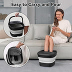 Collapsible Foot Spa with Heat and Remote, Heated Foot Bath Massager with Timer - Image 6