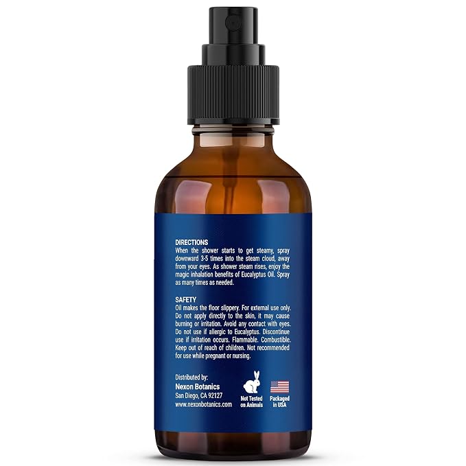 Eucalyptus Shower Steamer Spray 2 fl oz – Aromatherapy Shower Mist - Image 8