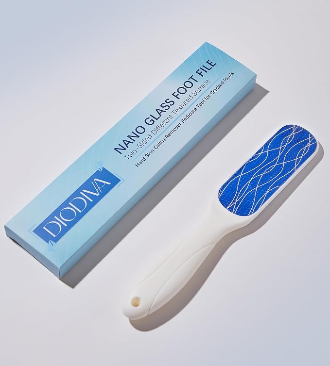 Nano Glass Foot File, Double-Sided Foot Callus Remover Feet Scrubber Hard & - Image 5