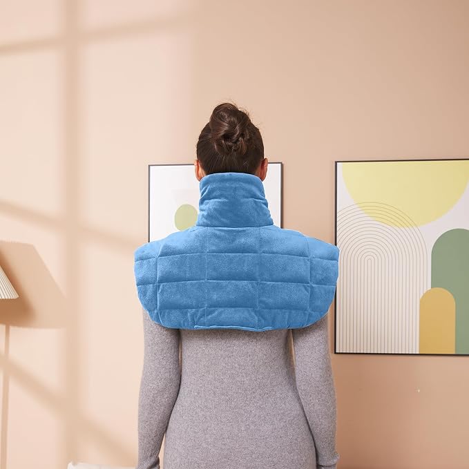 Ambershine 19''x24'' Weighted Neck & Shoulder Heating Pad, 2.5lbs - Image 5