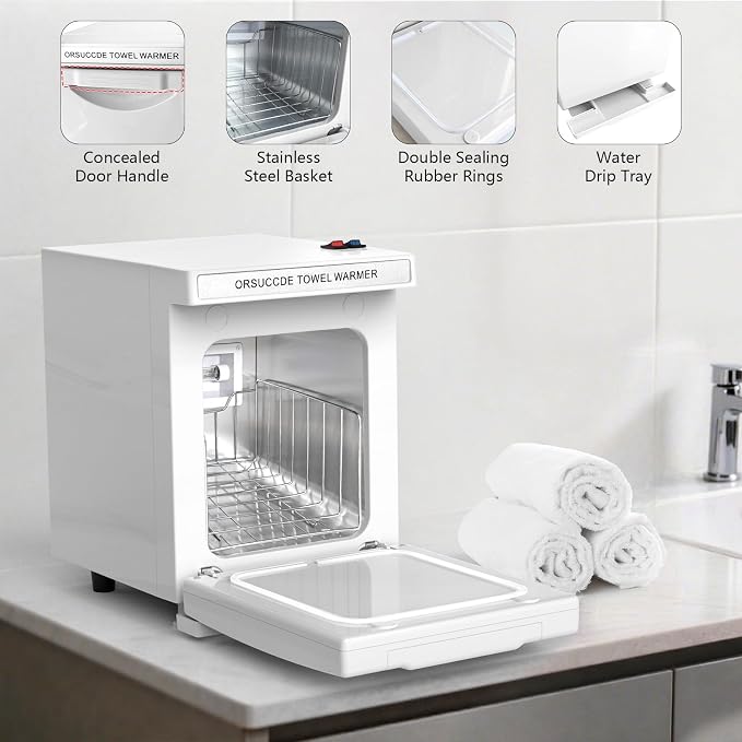 Hot Towel Warmer for Spa, Small Towel Warmer for Esthetician, Mini Towel Warmer - Image 4